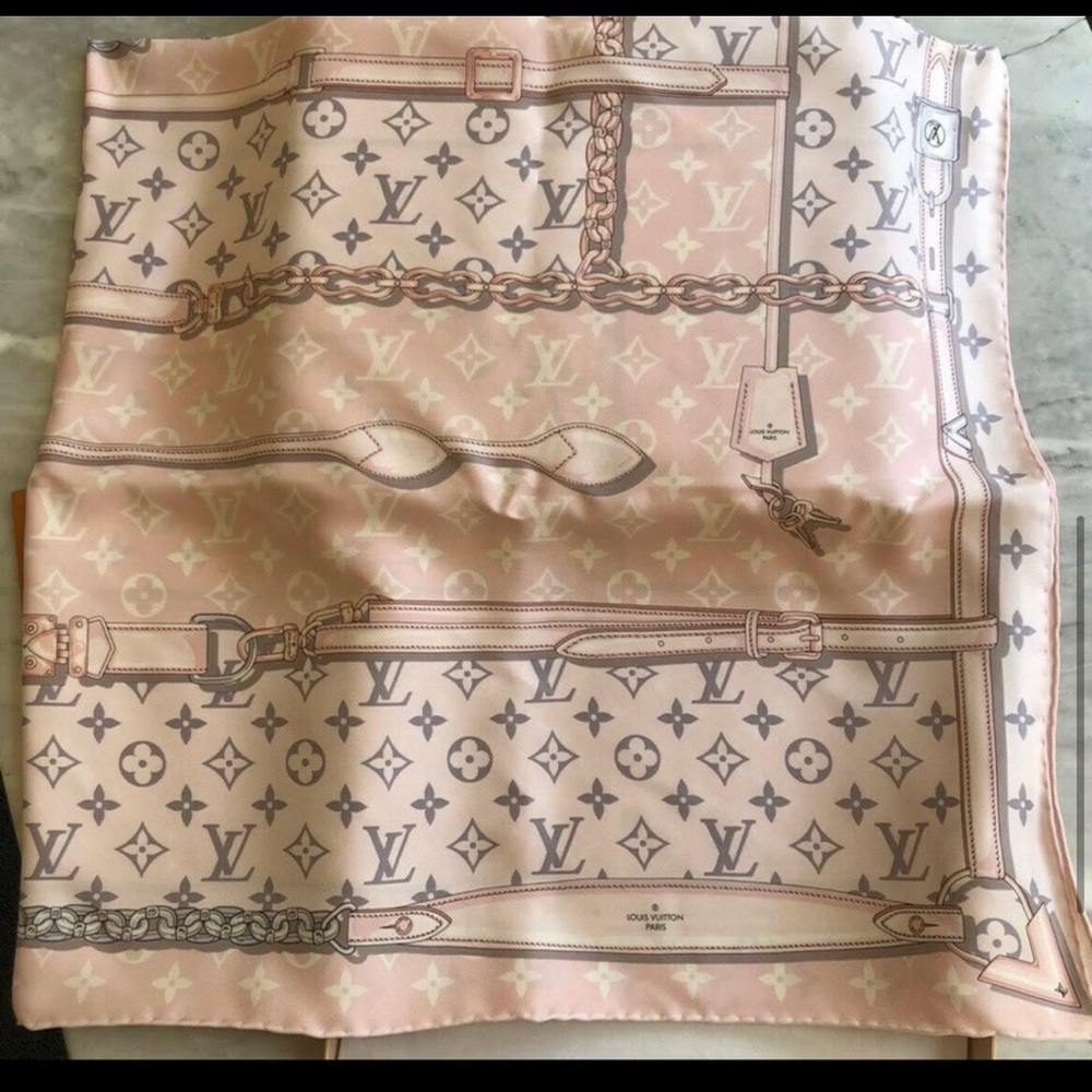 Authentic Louis Vuitton Square Scarf